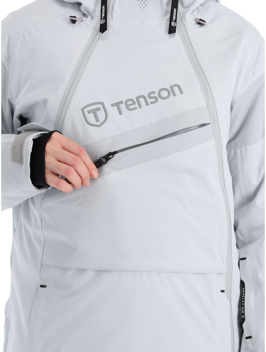 Tenson, Aerismo JackoRak Skijacke Damen Light Grey grau 