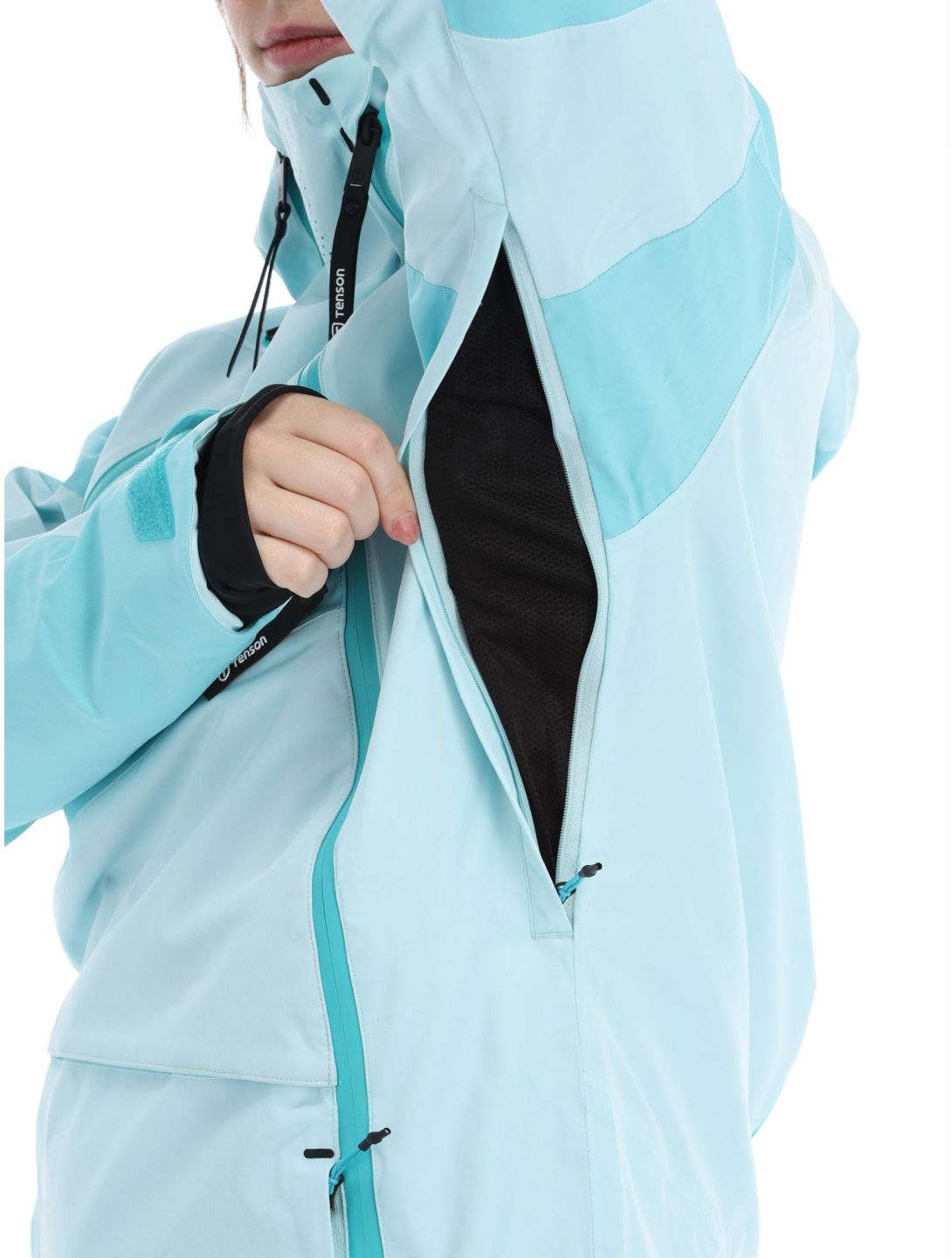 Tenson, Aerismo JackoRak Skijacke Damen Light Turqoise Turquoise 