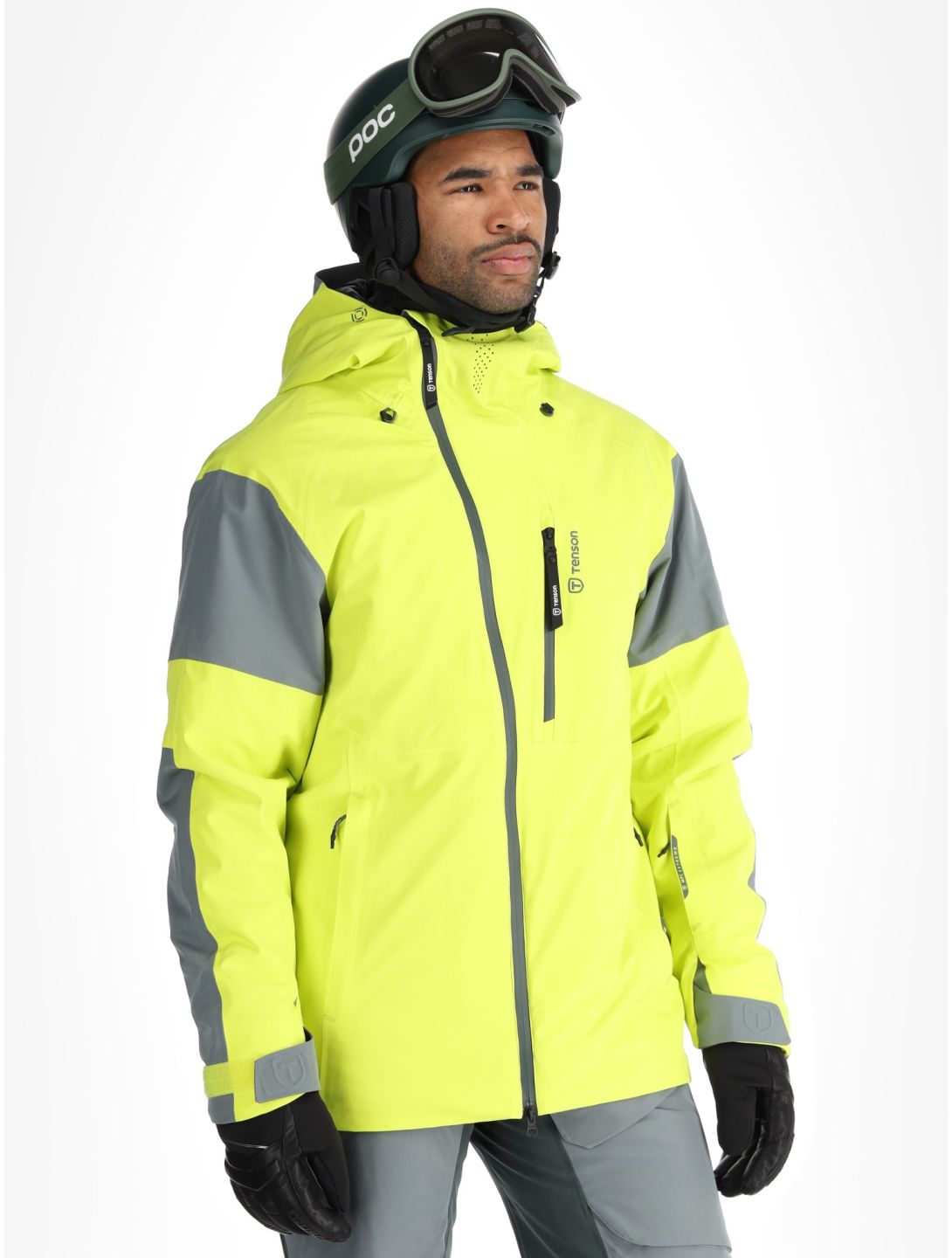 Tenson, Aerismo Ski Skijacke Herren Acid Lemon gelb 