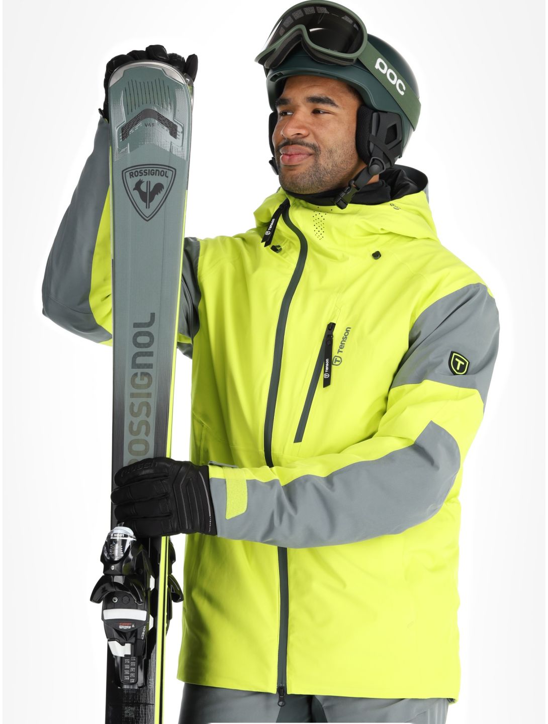 Tenson, Aerismo Ski Skijacke Herren Acid Lemon gelb 