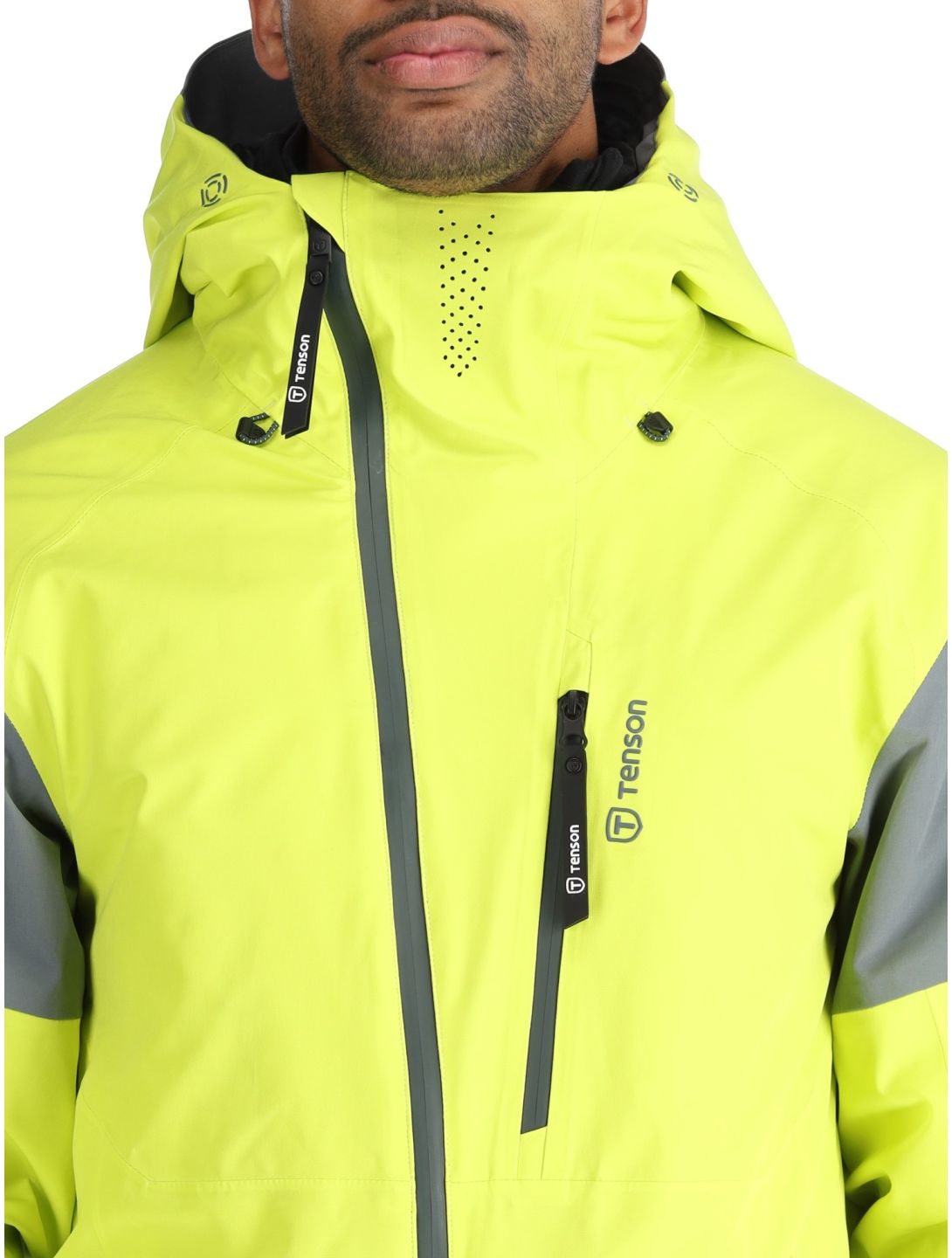 Tenson, Aerismo Ski Skijacke Herren Acid Lemon gelb 