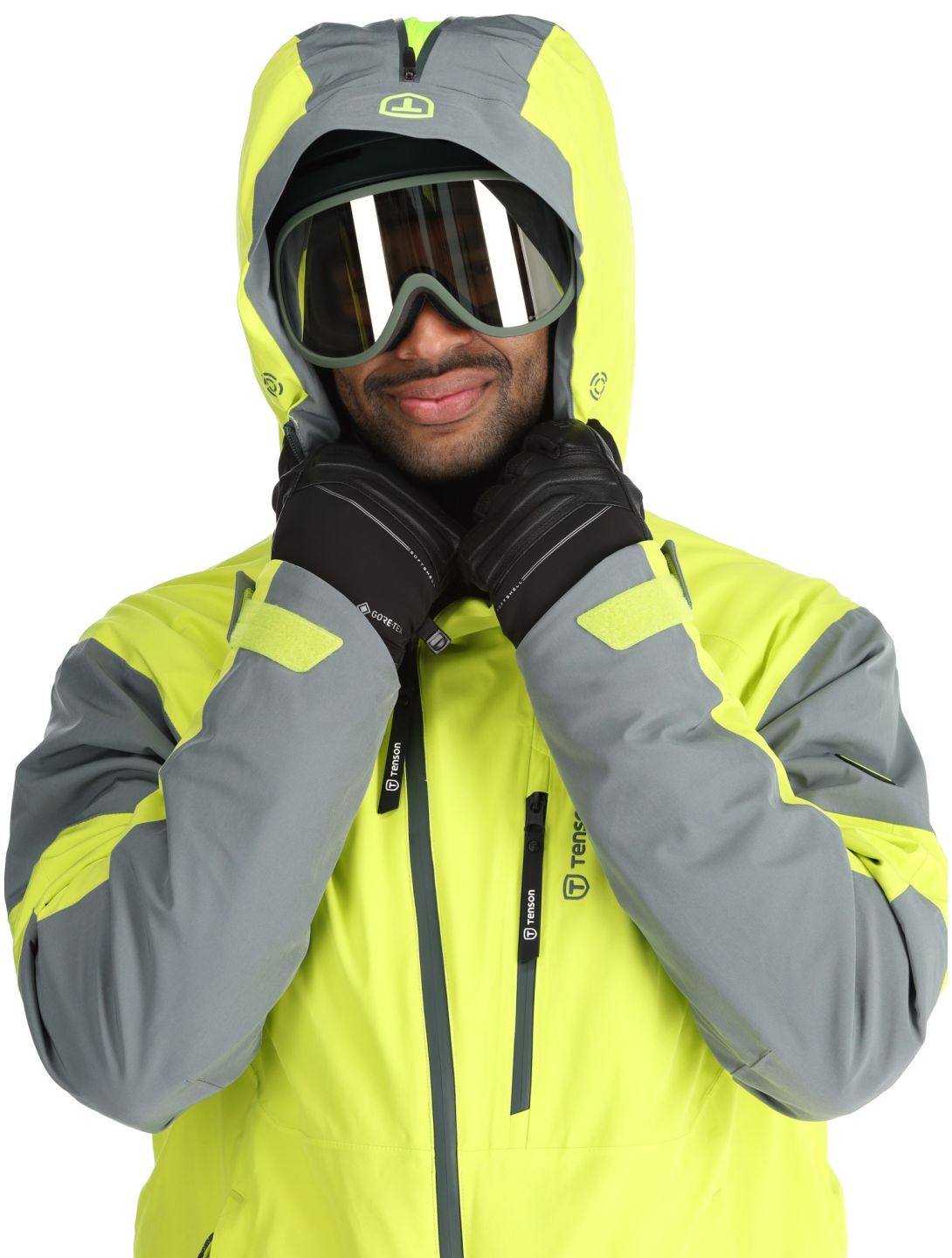 Tenson, Aerismo Ski Skijacke Herren Acid Lemon gelb 