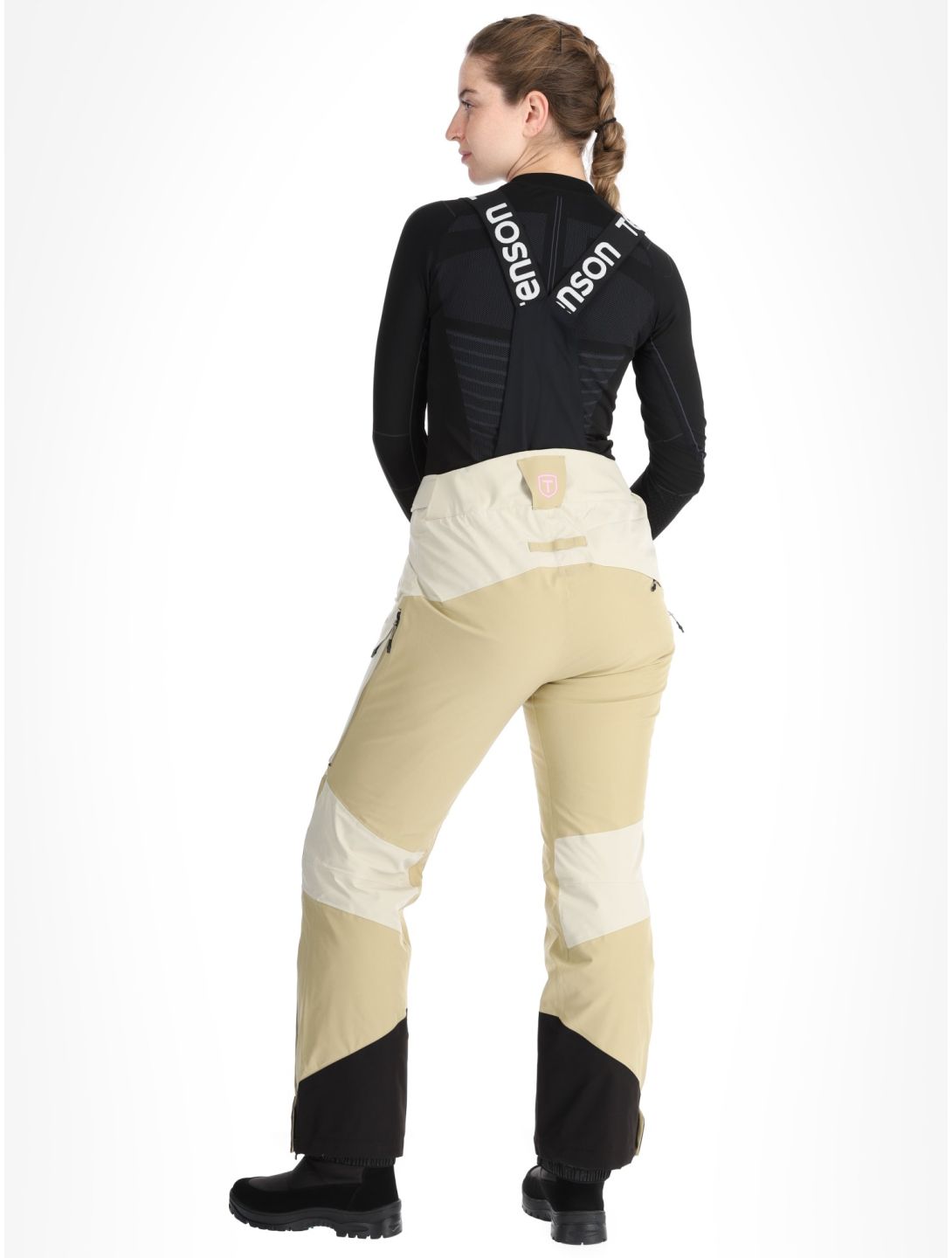 Tenson, Aerismo Ski Skihose Damen Light Beige beige 