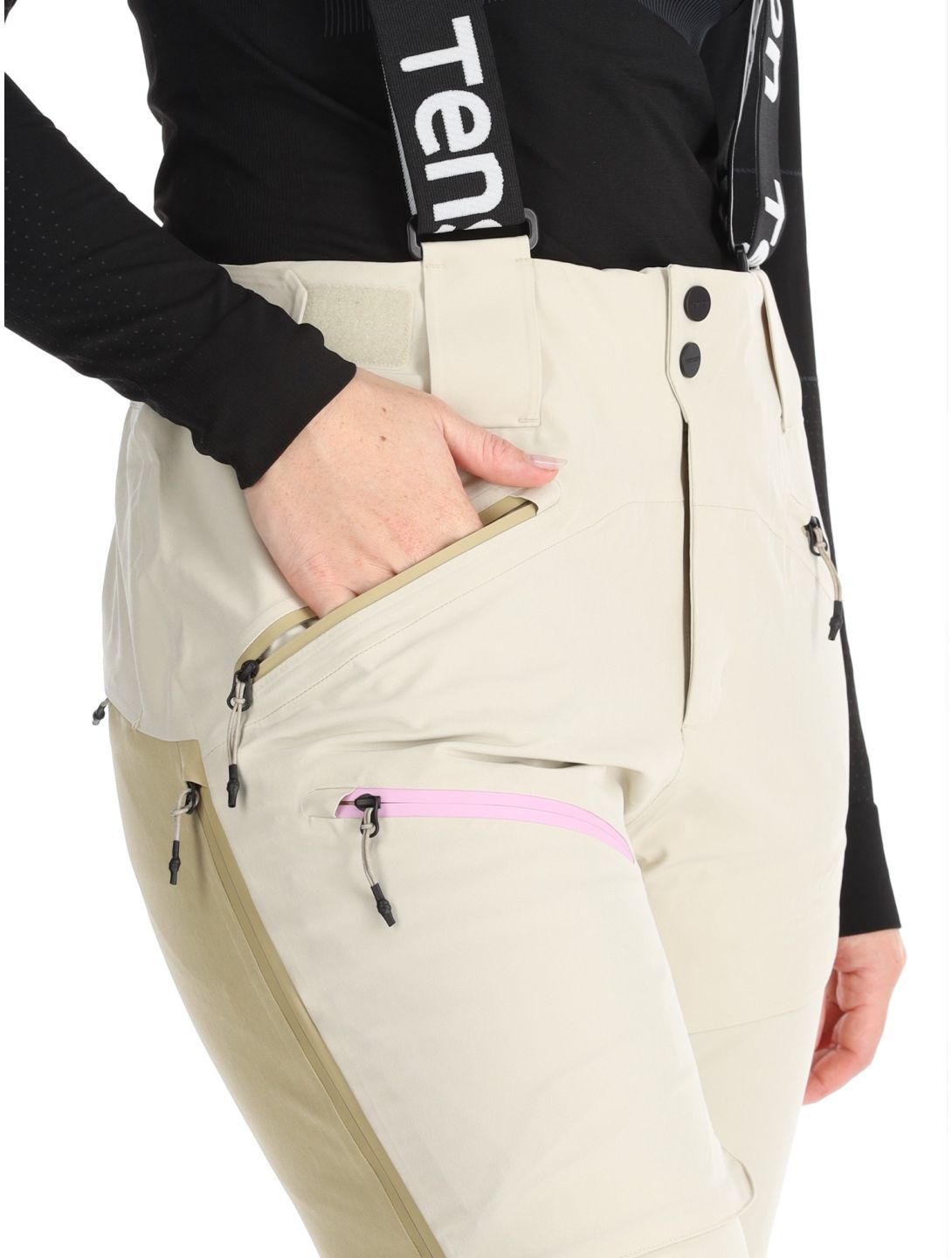 Tenson, Aerismo Ski Skihose Damen Light Beige beige 