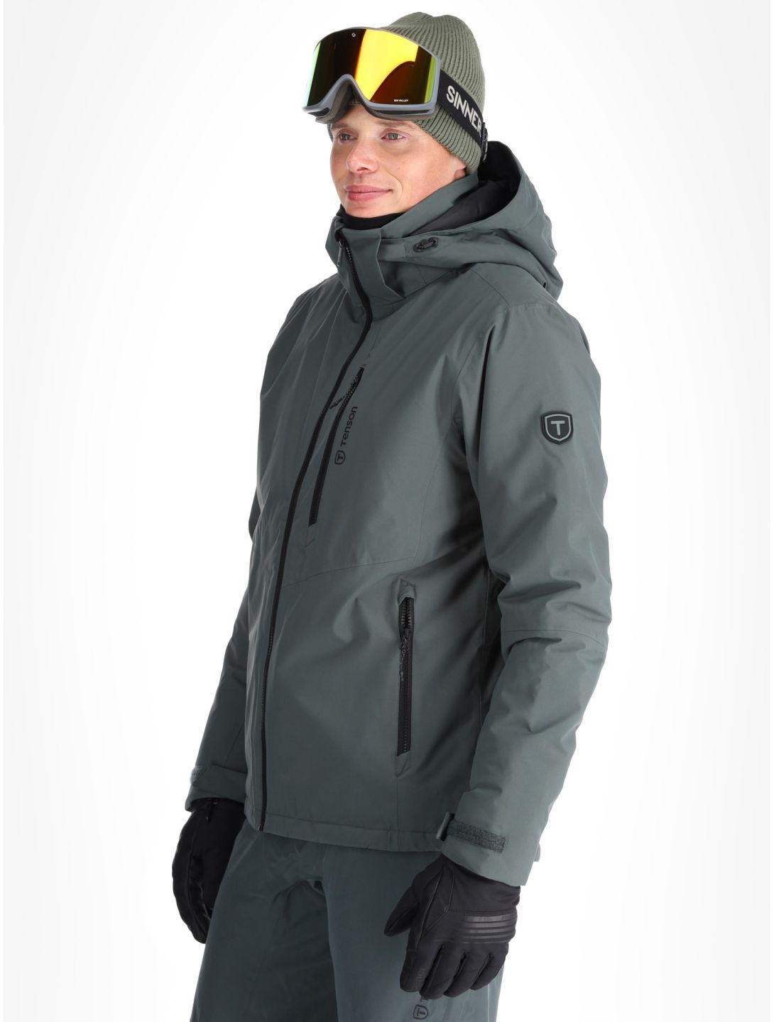 Tenson, Brendon Ski Skijacke Herren Grey Green grau 