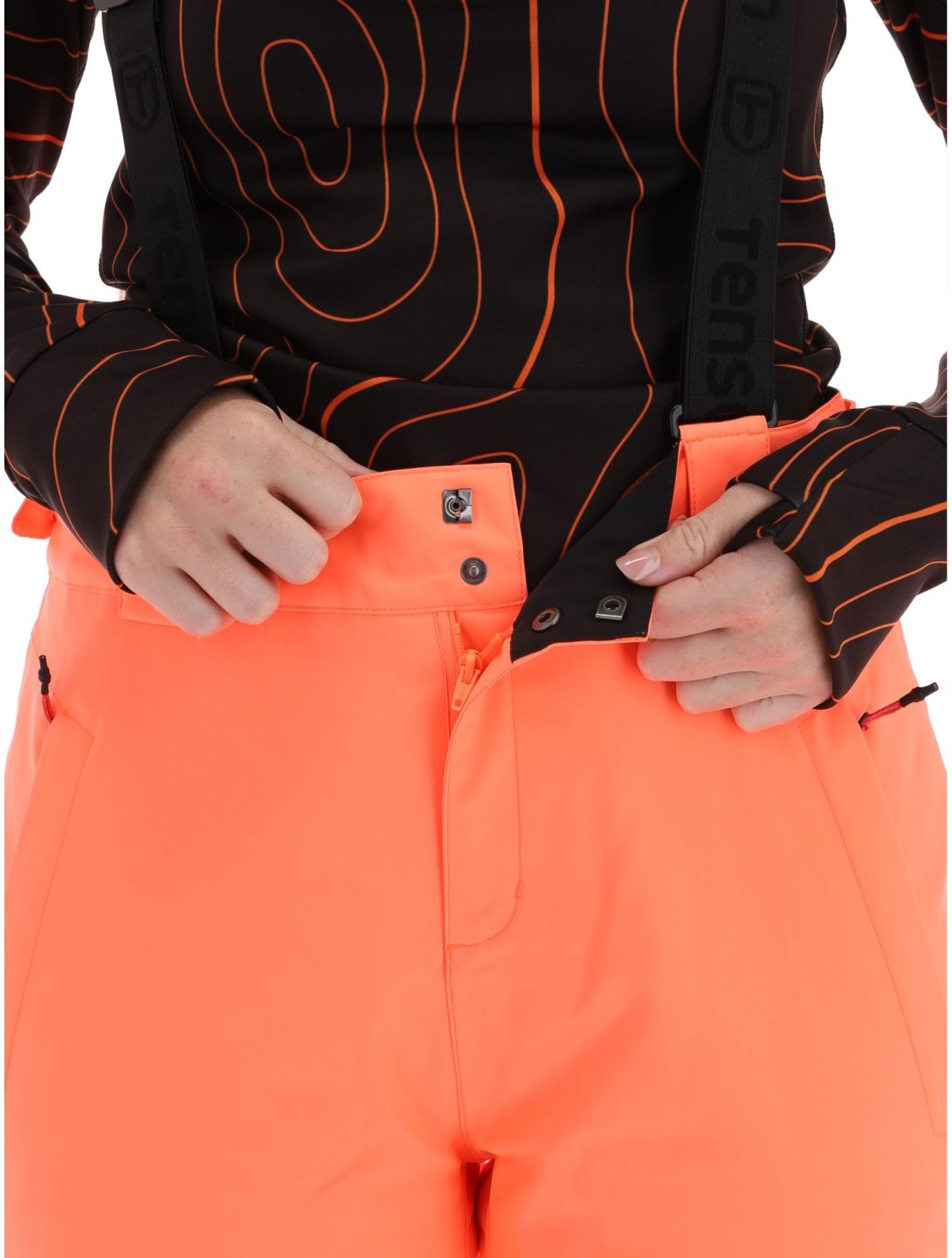 Tenson, Core Ski Skihose Damen Coral Neon orange 