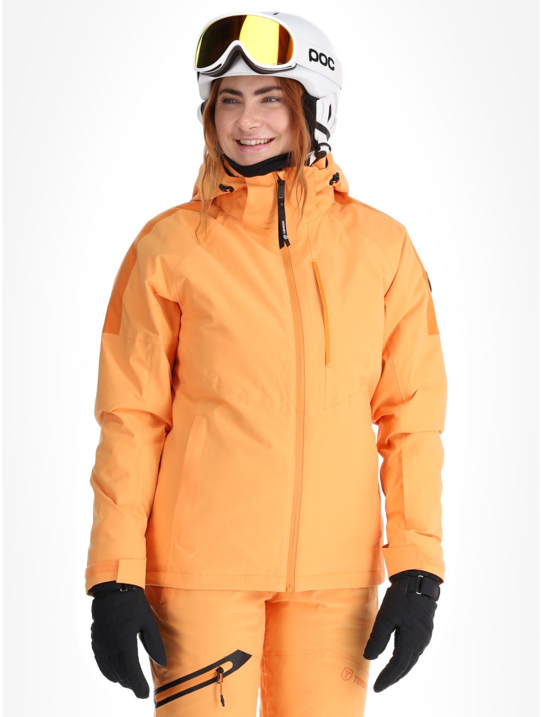 Tenson, Core Ski Skijacke Damen Apricot Crush orange 