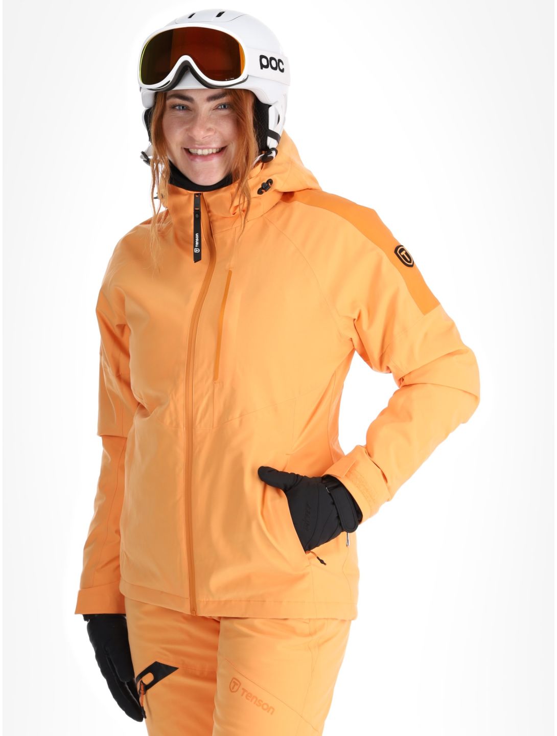 Tenson, Core Ski Skijacke Damen Apricot Crush orange 