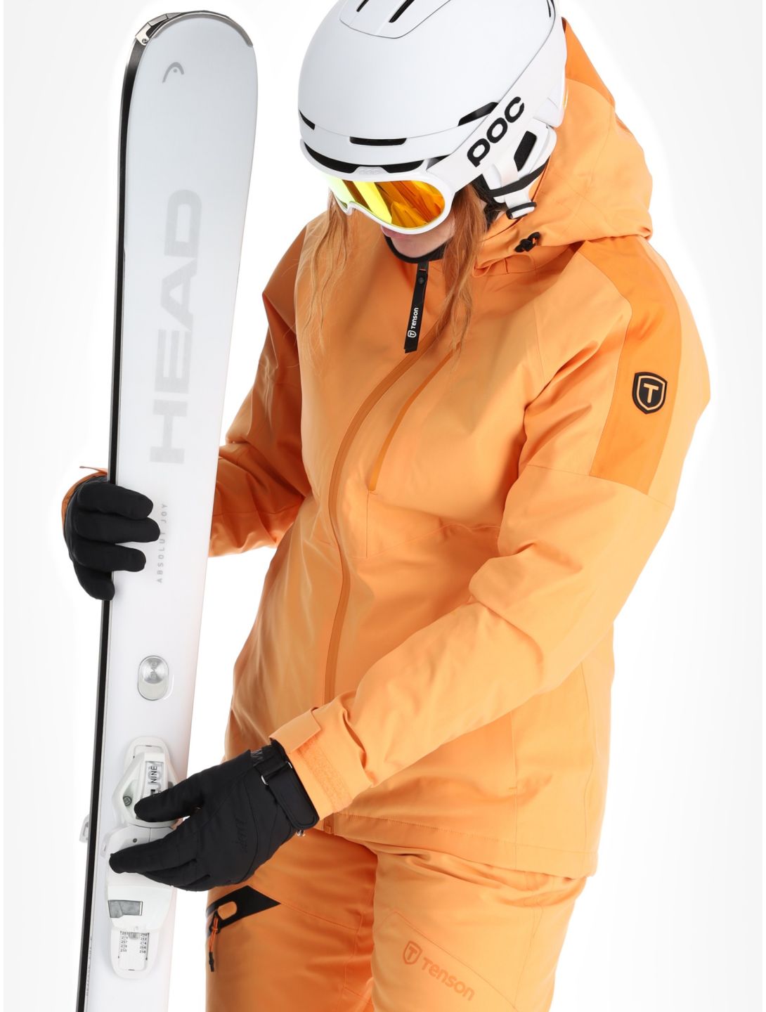 Tenson, Core Ski Skijacke Damen Apricot Crush orange 