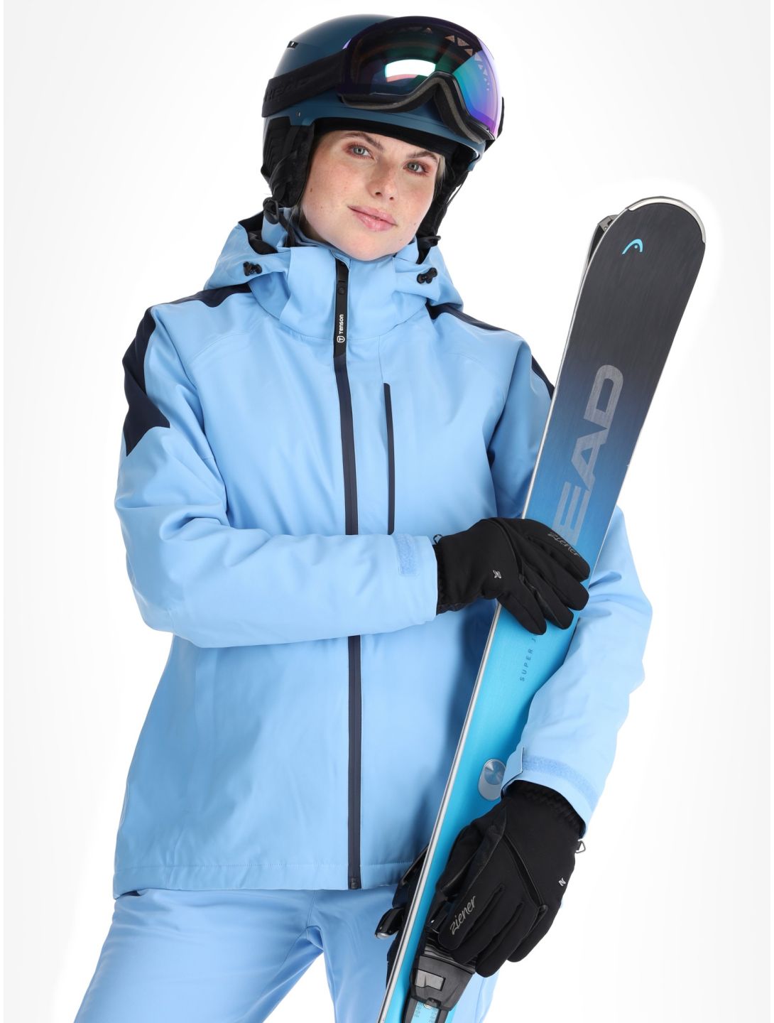 Tenson, Core Ski Skijacke Damen Light Blue blau 