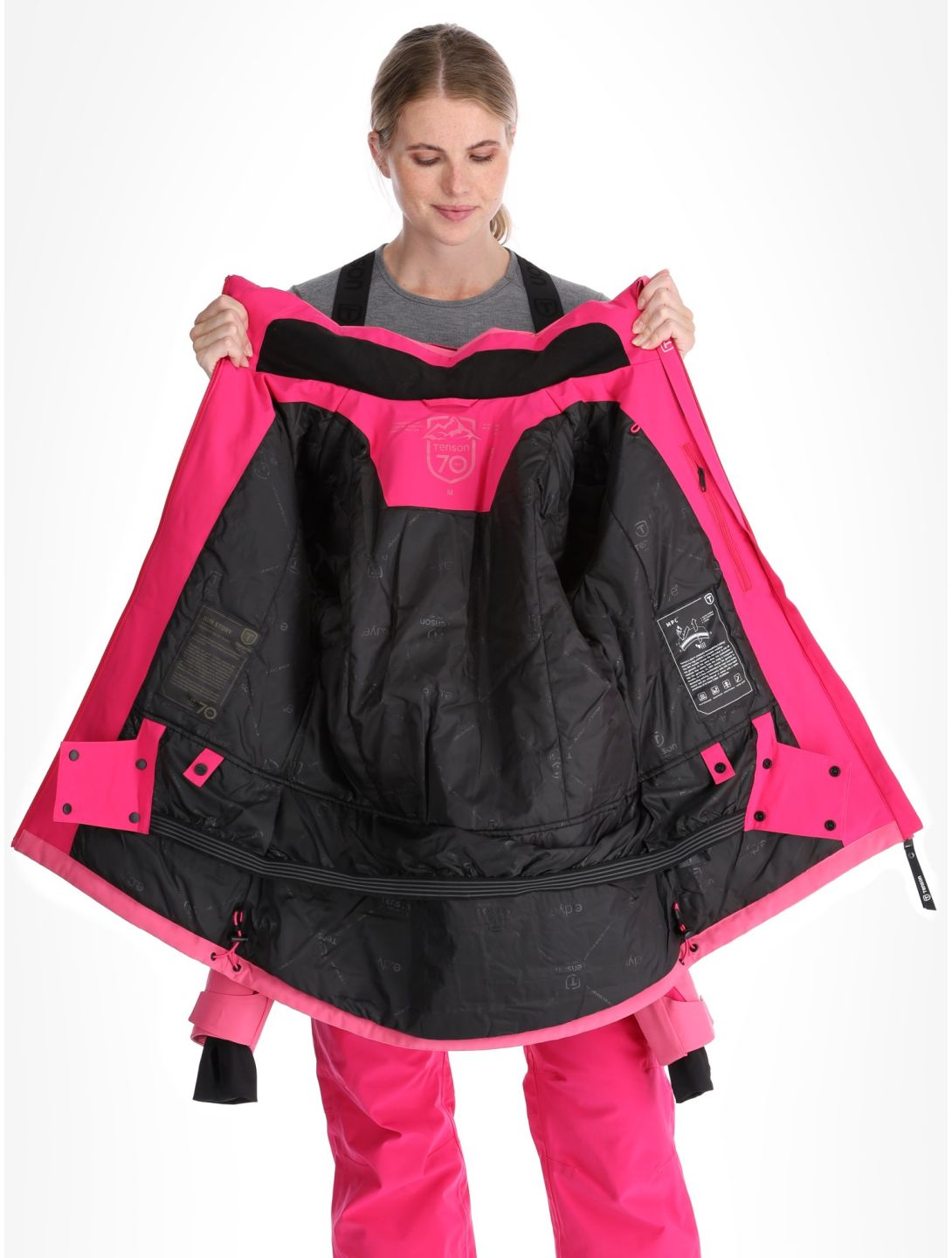 Tenson, Core Ski Skijacke Damen Pink rosa 