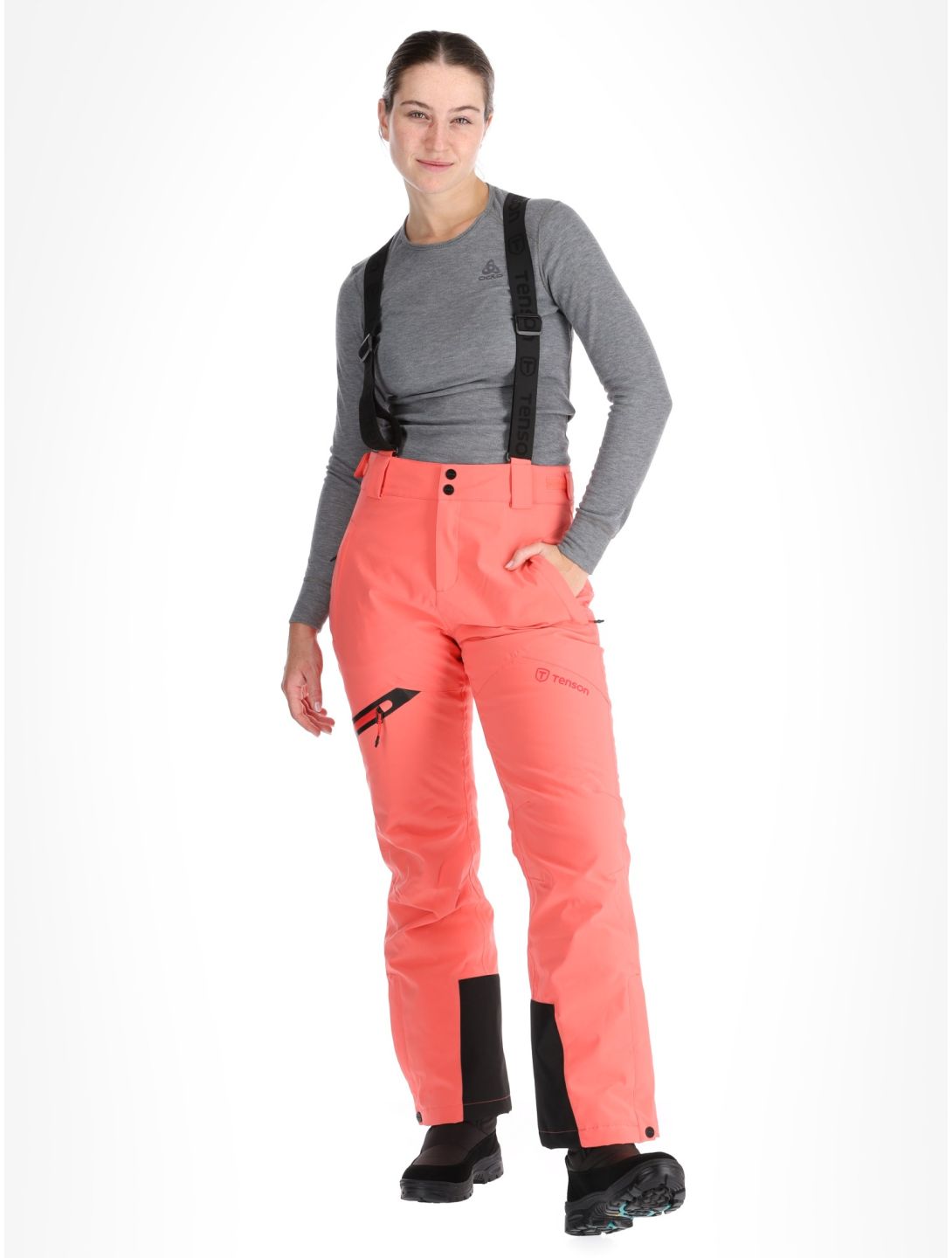 Tenson, Core Ski Skihose Damen Coral rosa 