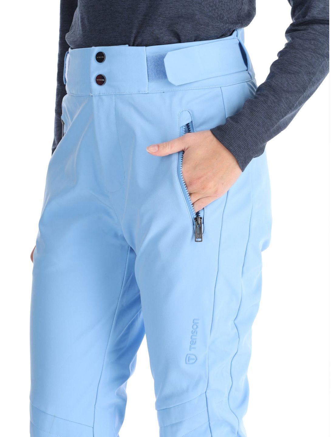 Tenson, Grace Softshell Skihose Damen Light Blue blau 