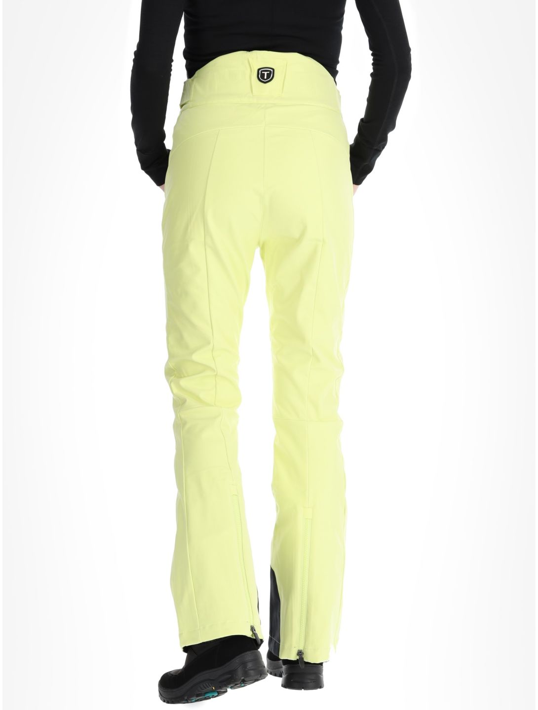 Tenson, Grace Softshell Skihose Damen Light Yellow gelb 