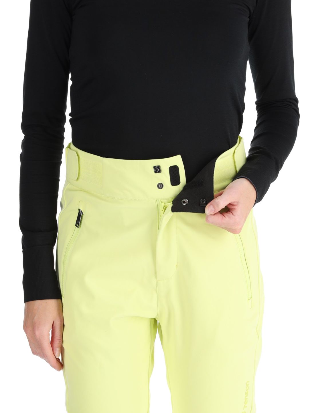 Tenson, Grace Softshell Skihose Damen Light Yellow gelb 