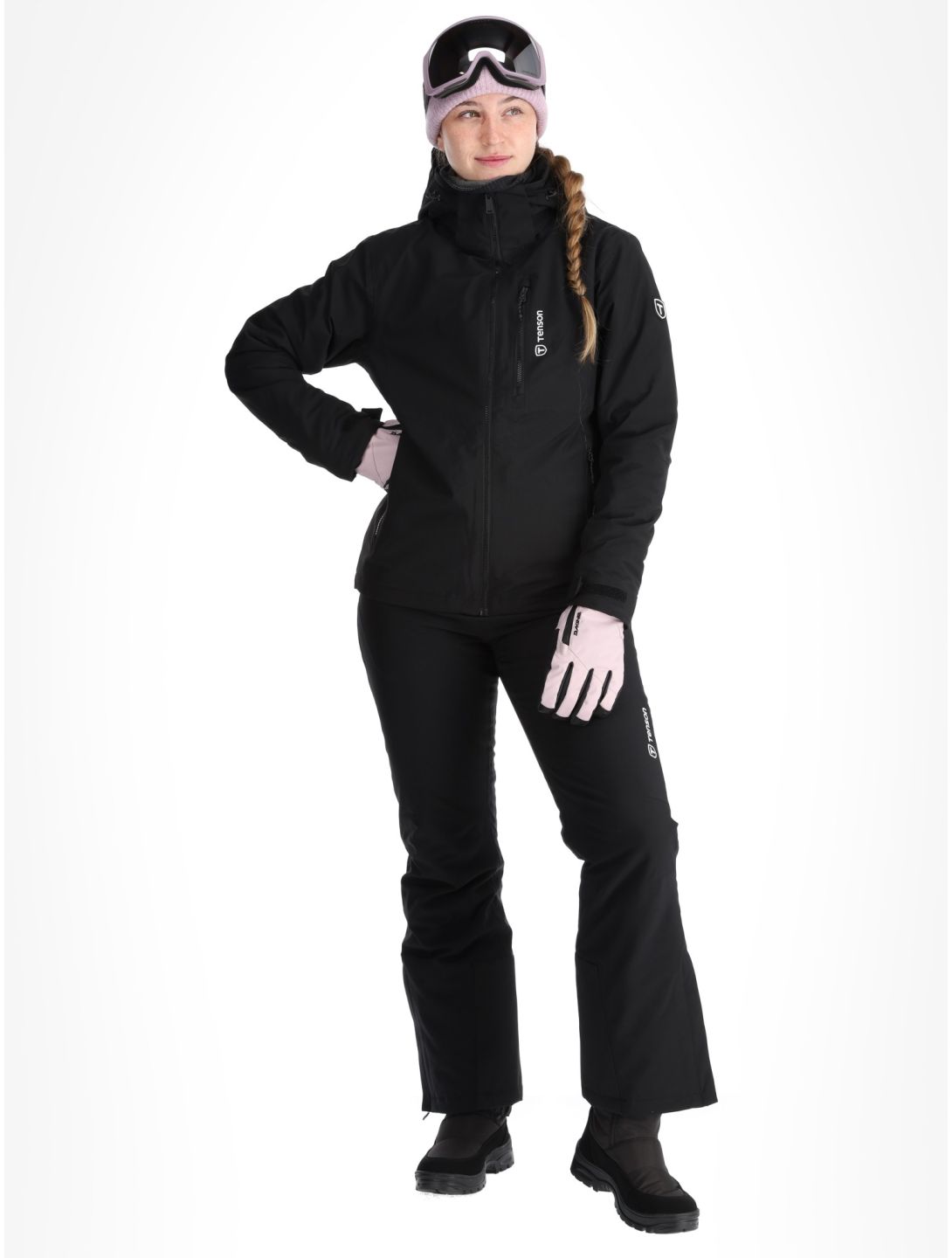 Tenson, Moa Ski Skijacke Damen Black schwarz 