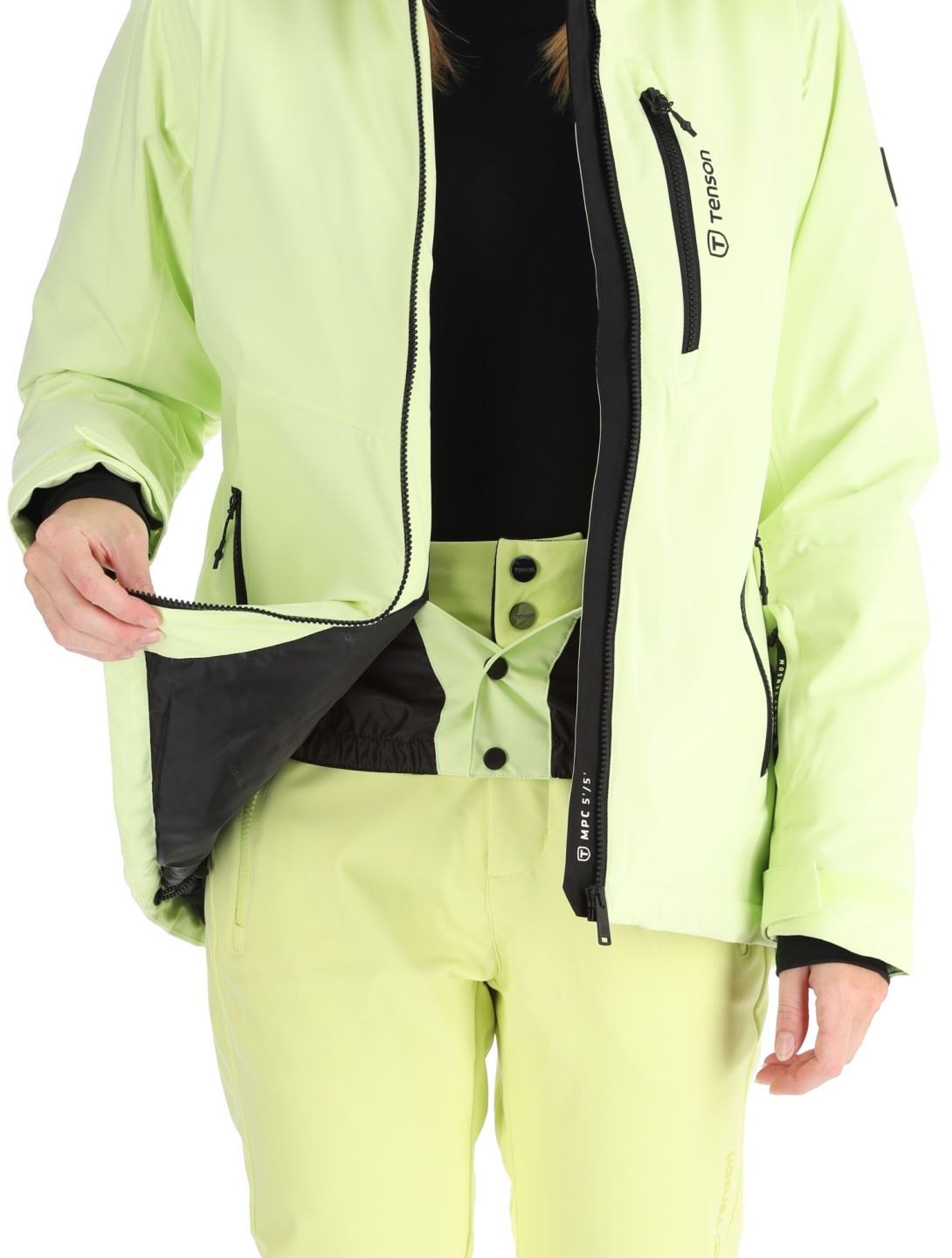 Tenson, Moa Ski Skijacke Damen Light Green grün 