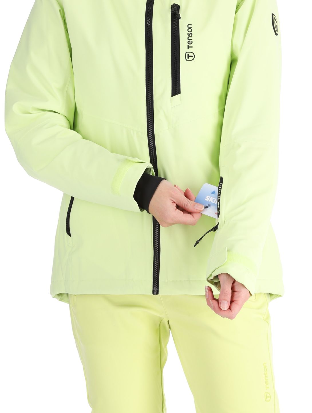 Tenson, Moa Ski Skijacke Damen Light Green grün 