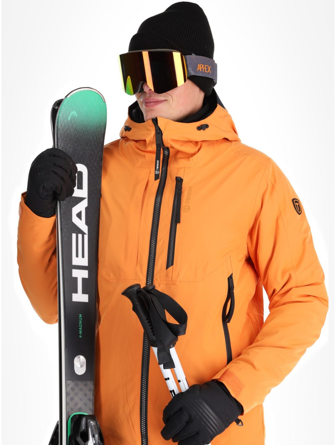 Tenson, Prime Pro Skijacke Herren Dark Orange orange 