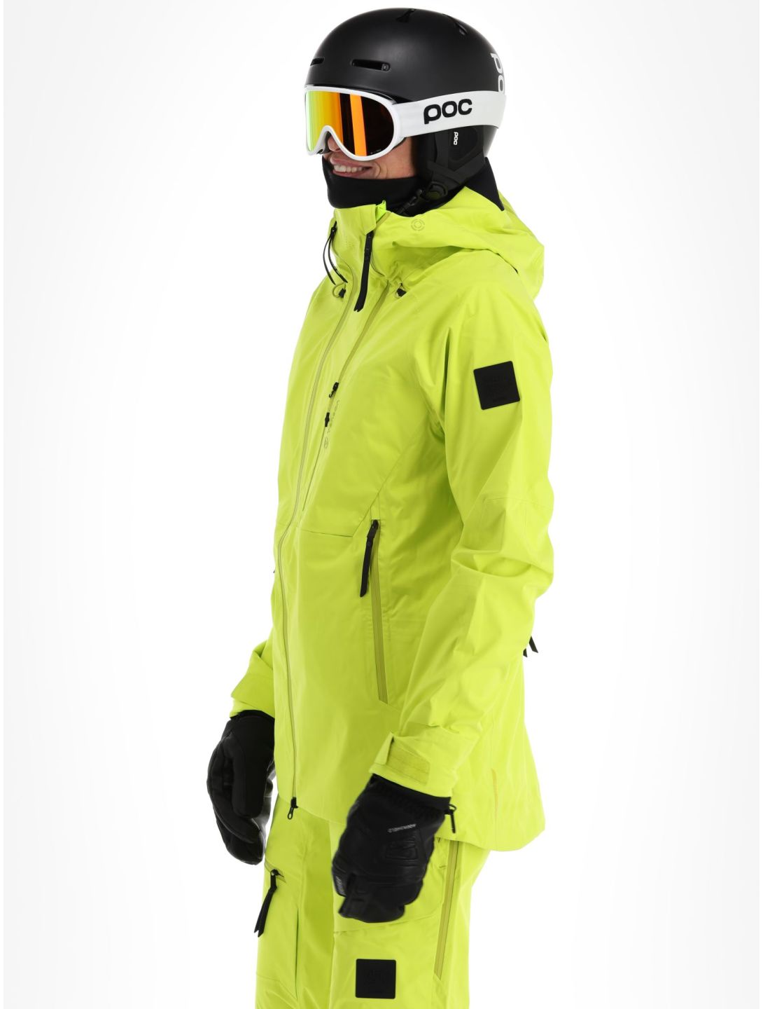 Tenson, Shibui Hardshell Skijacke Herren Acid Lemon gelb 