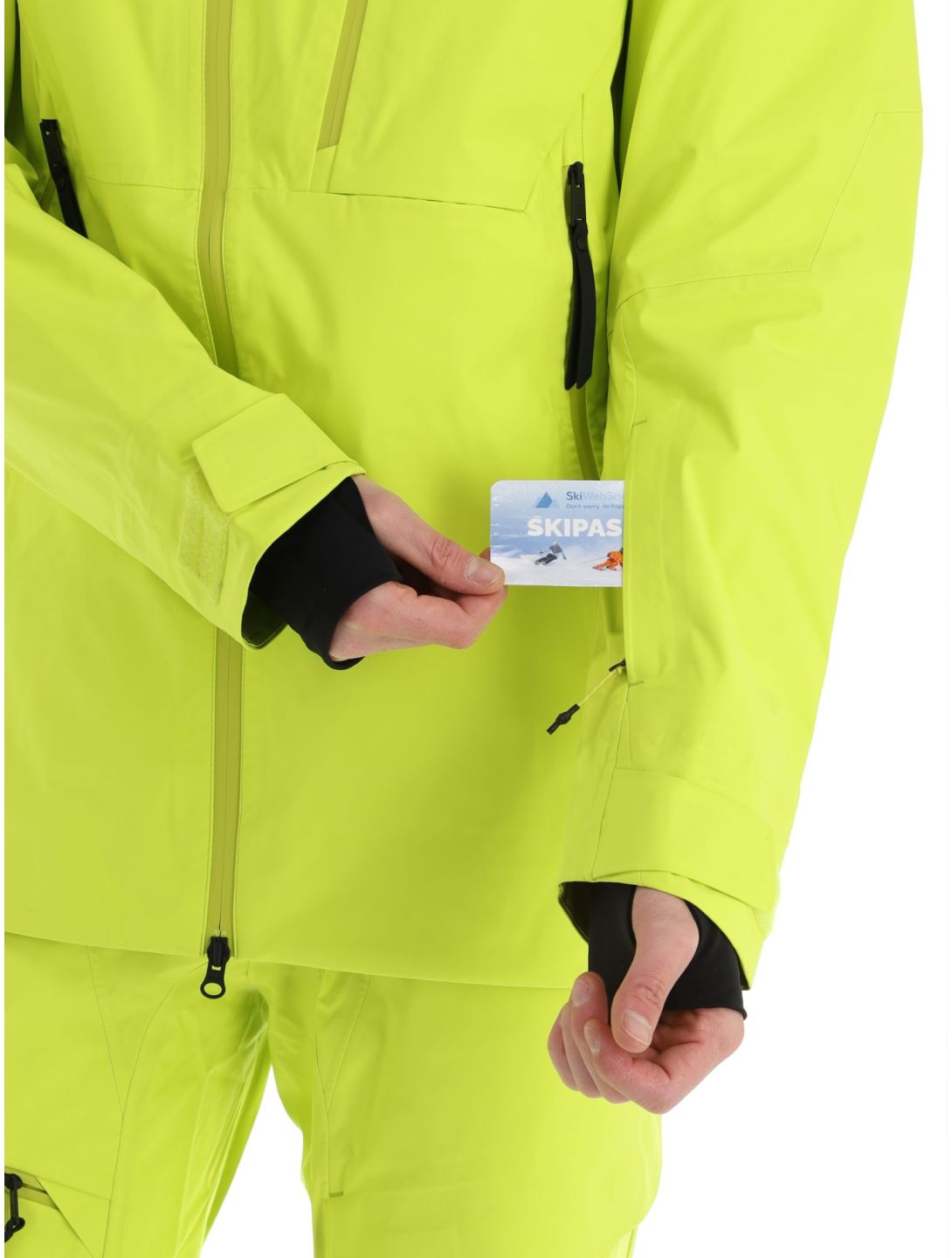 Tenson, Shibui Hardshell Skijacke Herren Acid Lemon gelb 