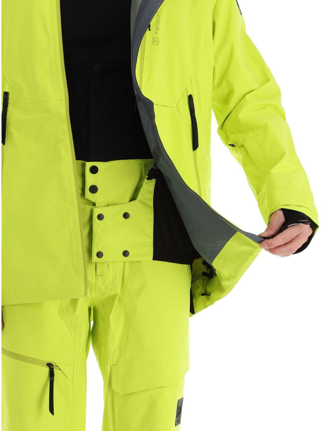 Tenson, Shibui Hardshell Skijacke Herren Acid Lemon gelb 