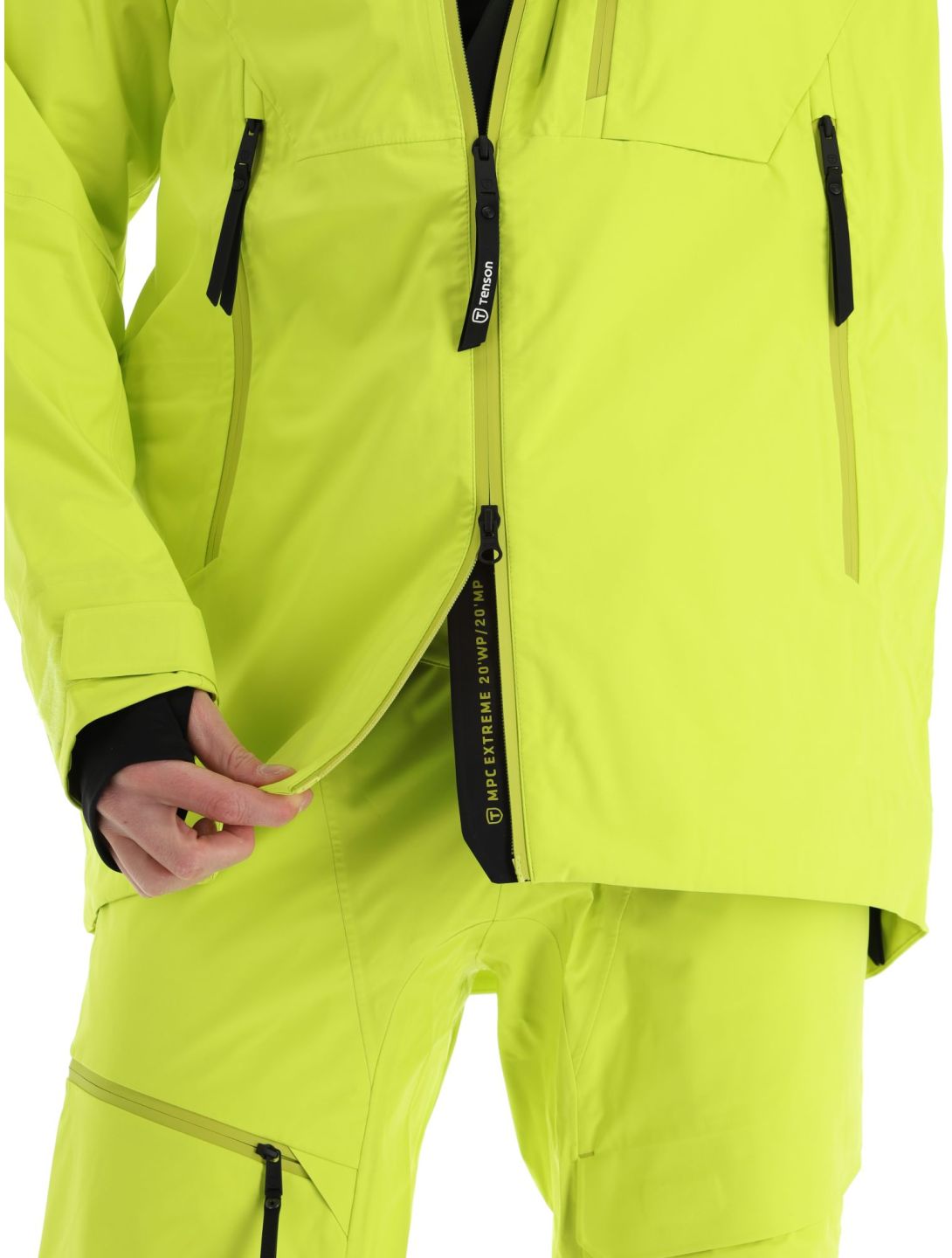 Tenson, Shibui Hardshell Skijacke Herren Acid Lemon gelb 