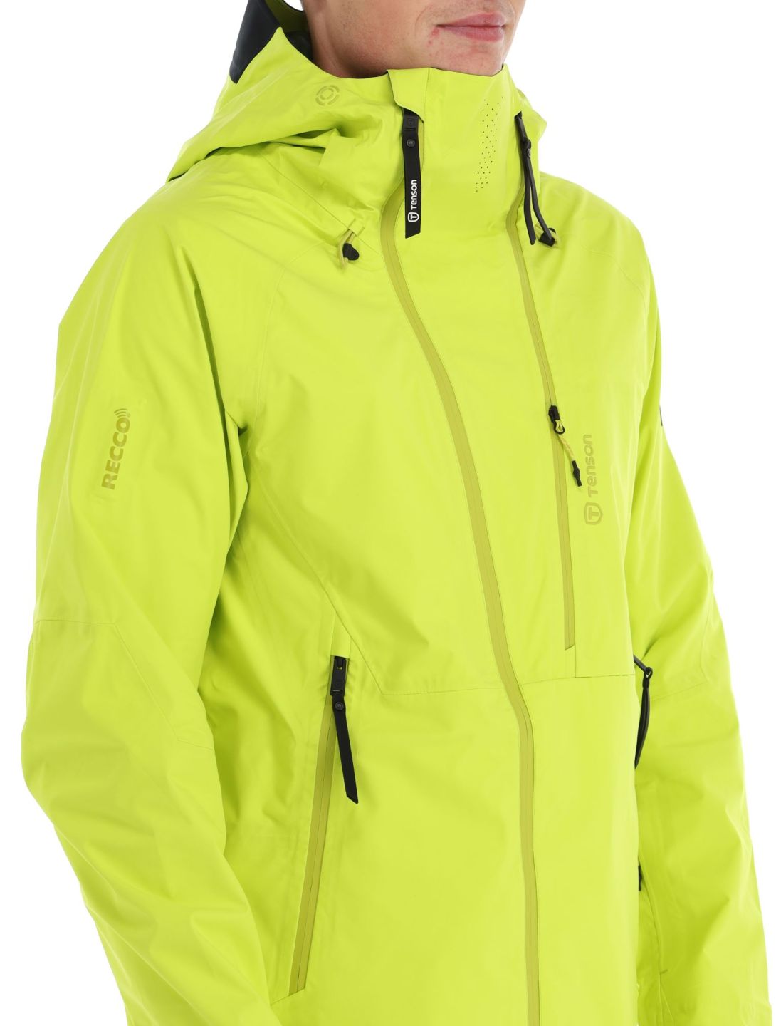 Tenson, Shibui Hardshell Skijacke Herren Acid Lemon gelb 