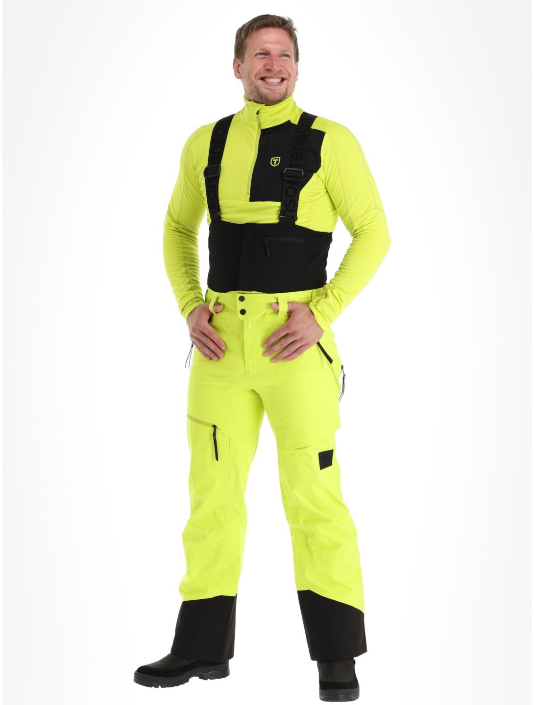 Tenson, Shibui Shell Hardshell Skihose Herren Acid Lemon gelb 