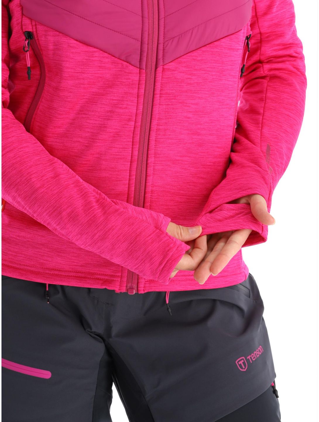 Tenson, Touring Midlayer Jacke Damen Cerise rosa 