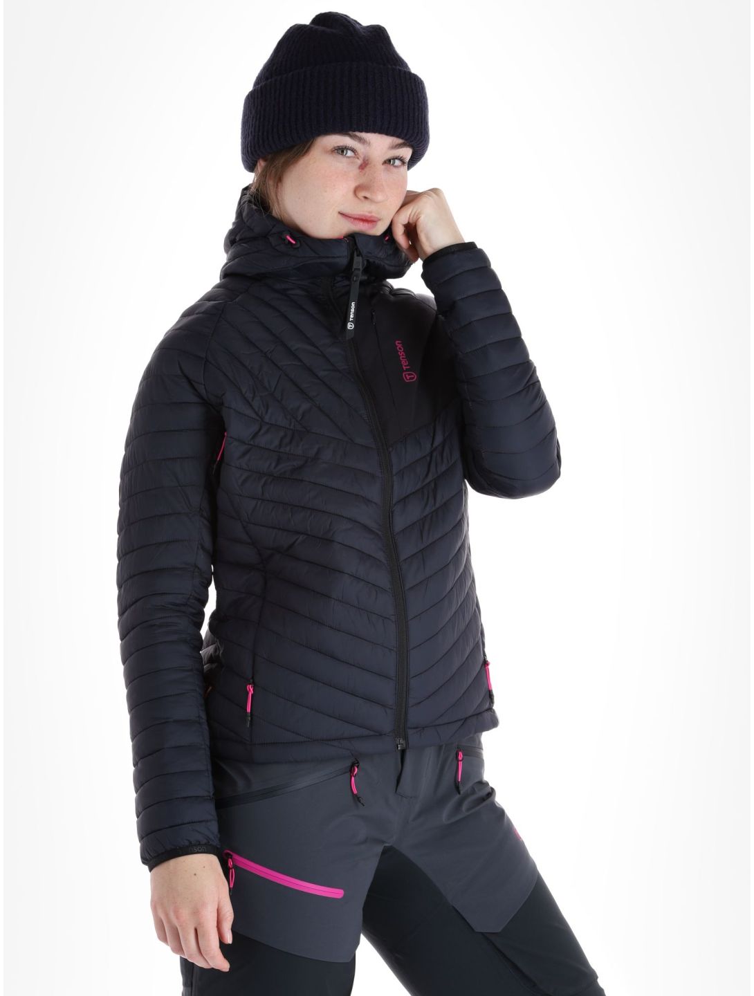 Tenson, Touring Puffer Daunenjacke Damen Antracithe grau 