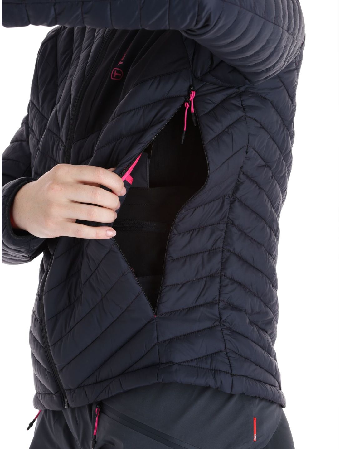 Tenson, Touring Puffer Daunenjacke Damen Antracithe grau 