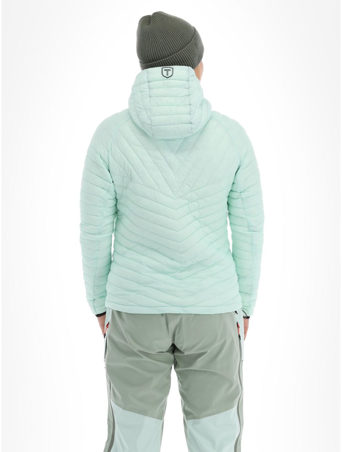 Tenson, Touring Puffer Daunenjacke Damen Light Green grün 