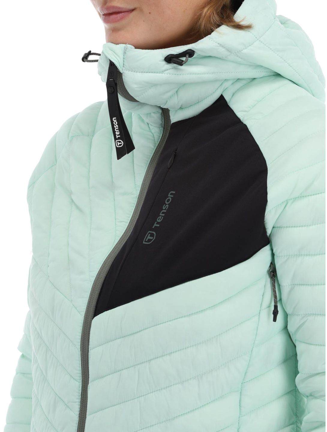 Tenson, Touring Puffer Daunenjacke Damen Light Green grün 