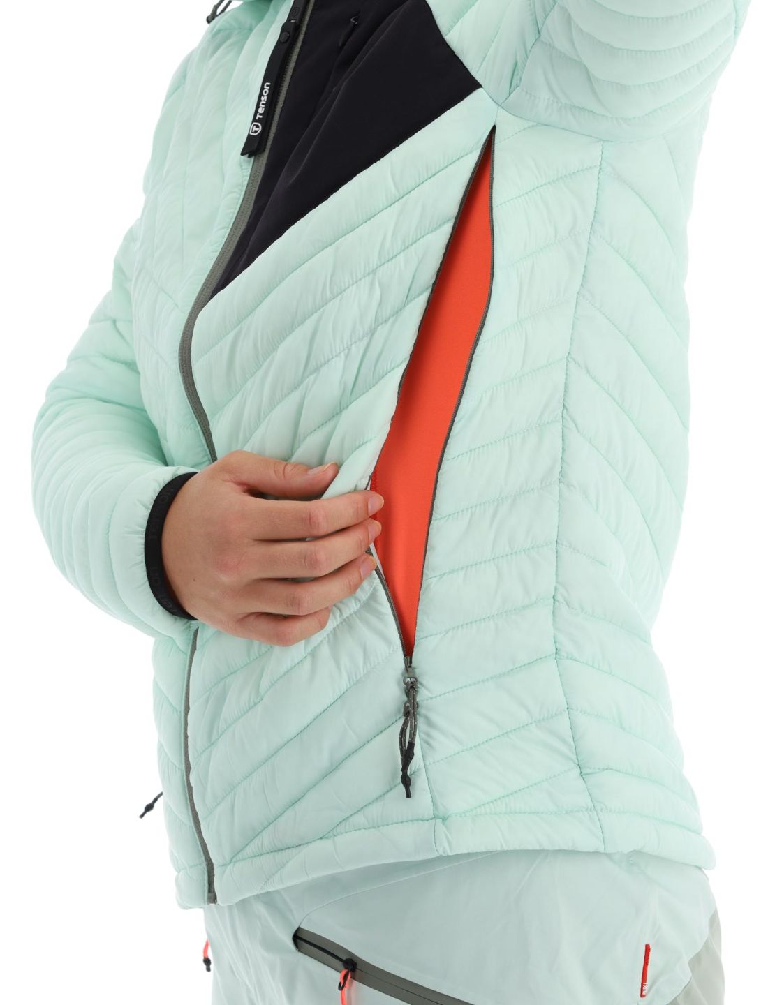 Tenson, Touring Puffer Daunenjacke Damen Light Green grün 