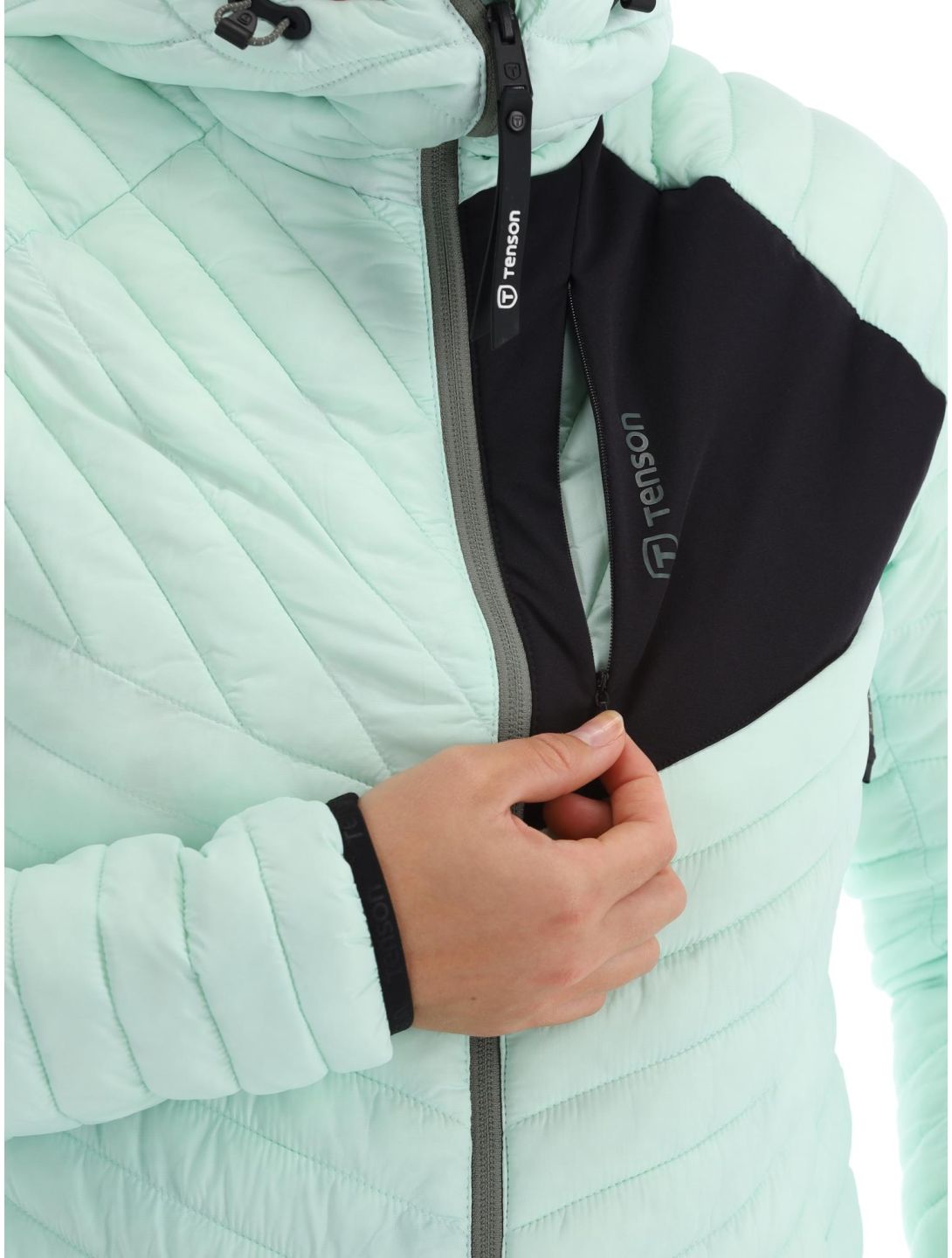 Tenson, Touring Puffer Daunenjacke Damen Light Green grün 