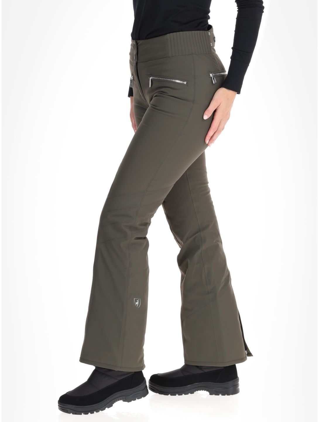 Toni Sailer, Alla Skihose Damen Night Olive grün 