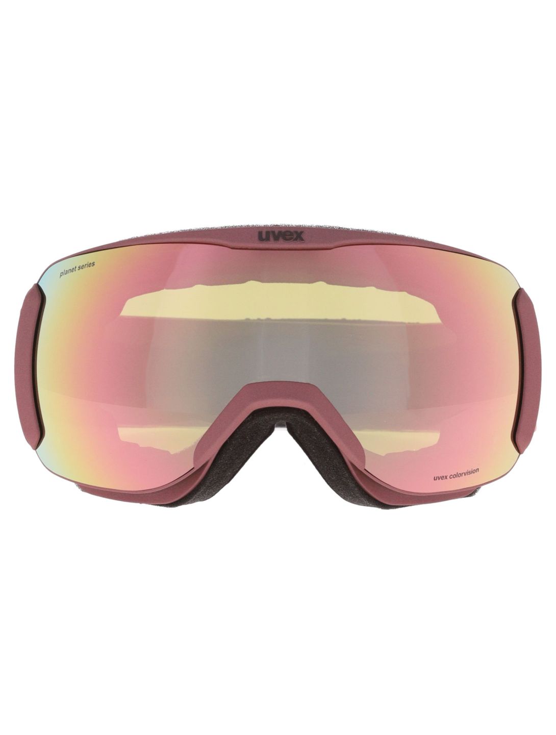 Uvex, Downhill 2100 CV S2 Planet Skibrille Unisex Antique Rose Matt/ Mirror Rose rosa 