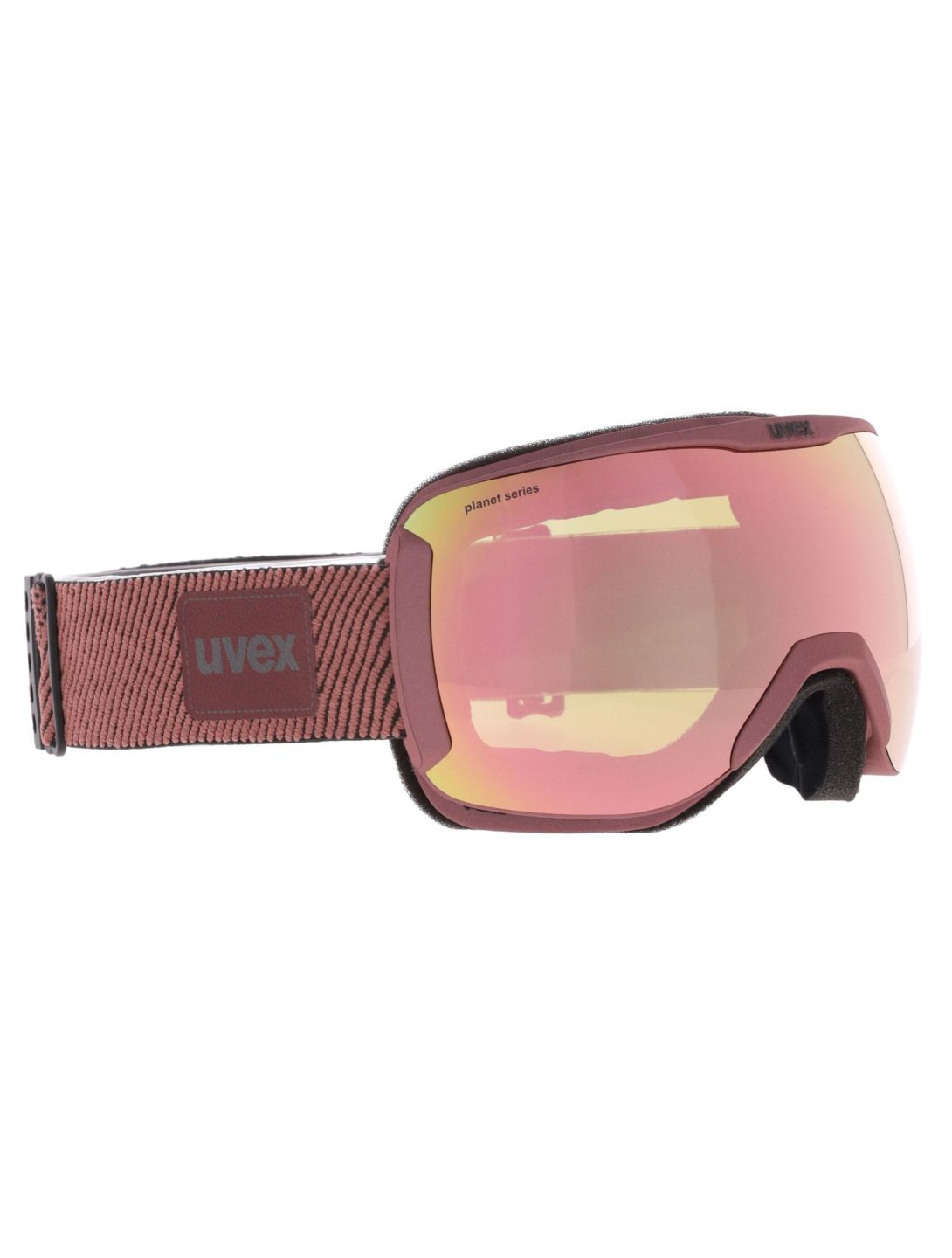 Uvex, Downhill 2100 CV S2 Planet Skibrille Unisex Antique Rose Matt/ Mirror Rose rosa 