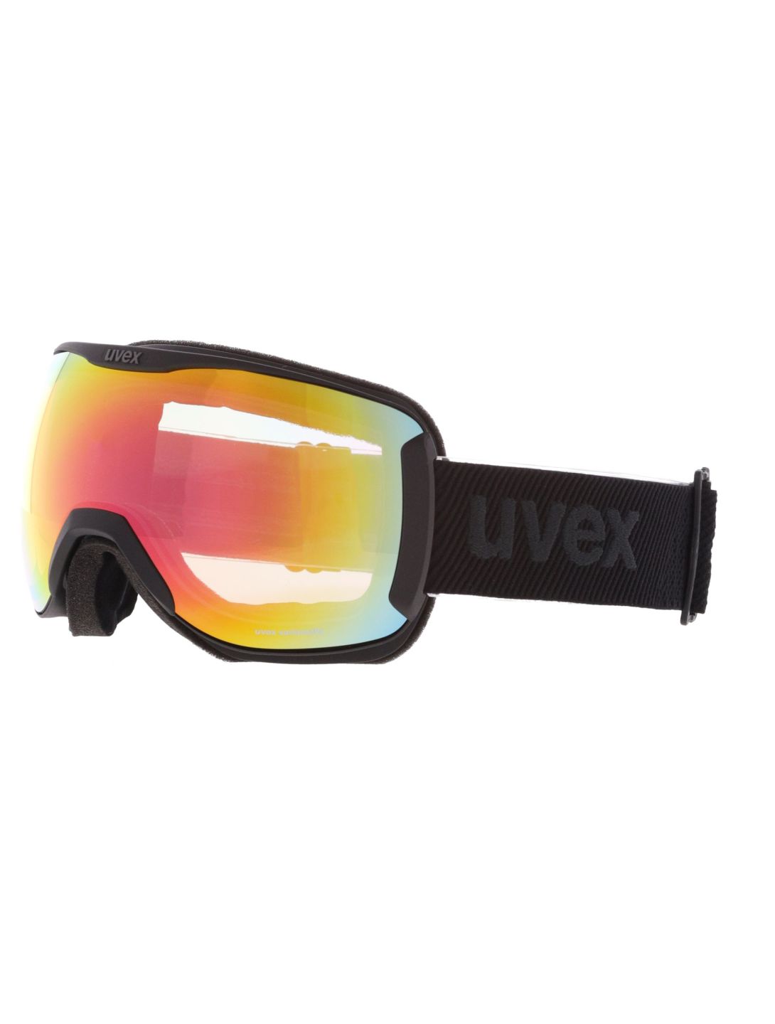 Uvex, Downhill 2100 V S1-3 Skibrille Unisex Black Matt / Mirror Rainbow schwarz 