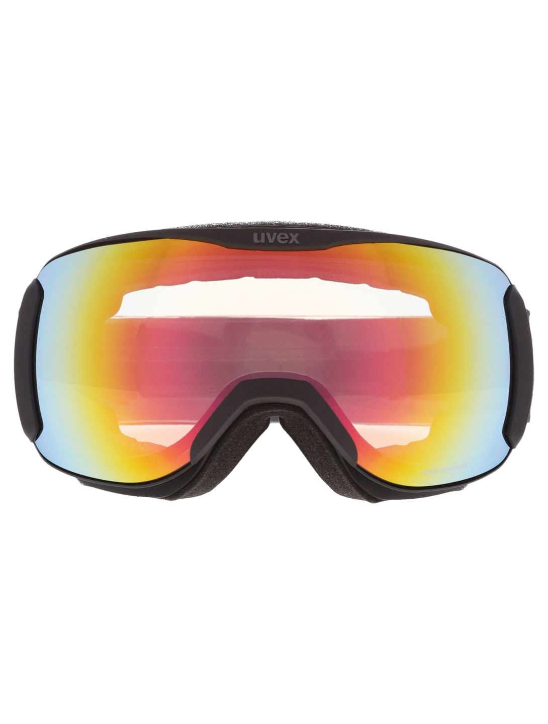 Uvex, Downhill 2100 V S1-3 Skibrille Unisex Black Matt / Mirror Rainbow schwarz 