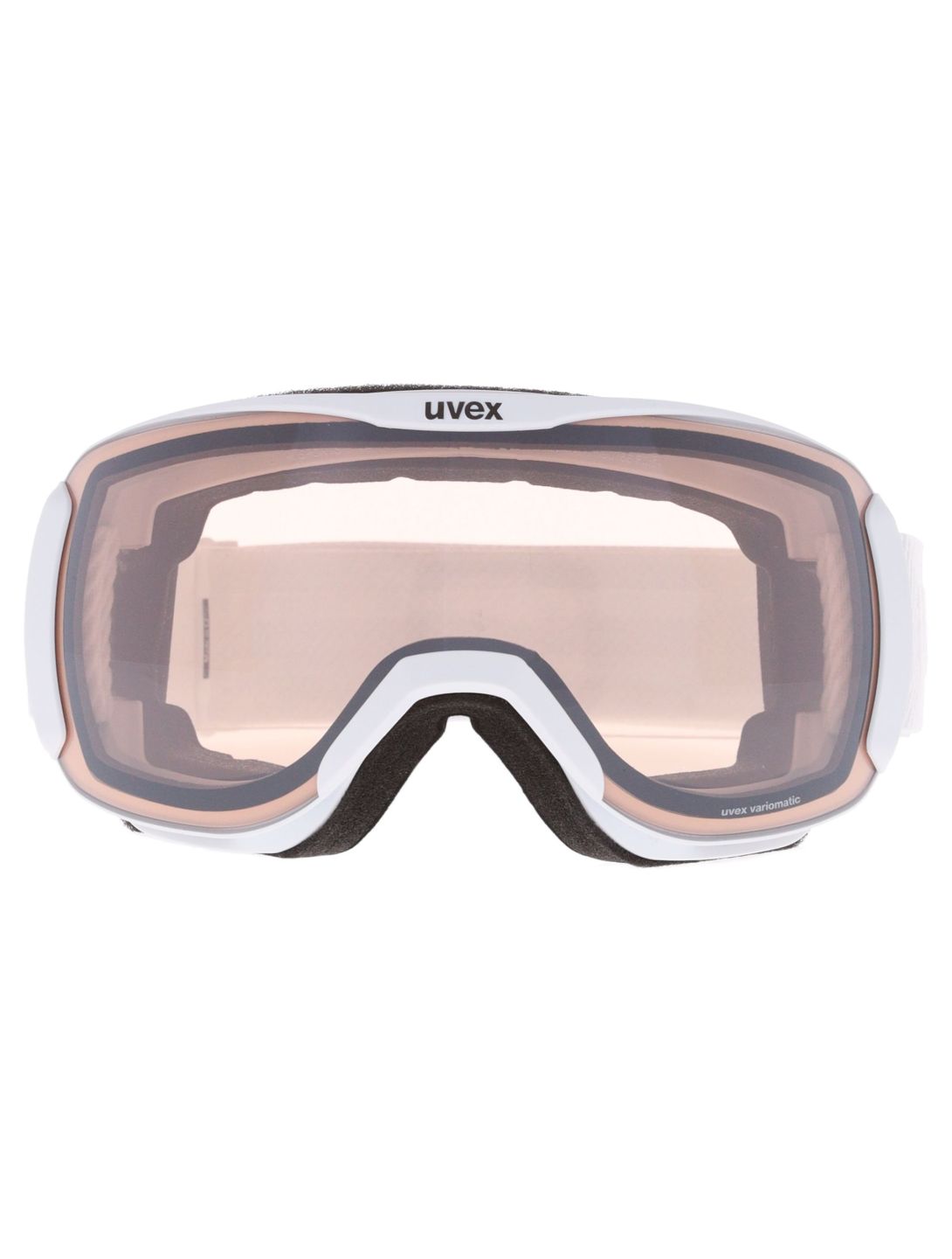 Uvex, Downhill 2100 V S1-3 Skibrille Unisex White Matt / Mirror Silver weiß 