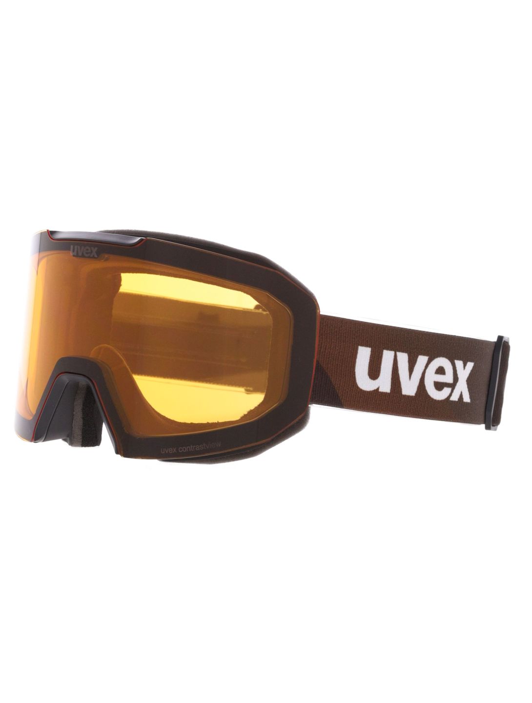 Uvex, Evidnt Attract Cv Dl/fm Skibrille Unisex Black Matt / Mirror Copper braun, schwarz 