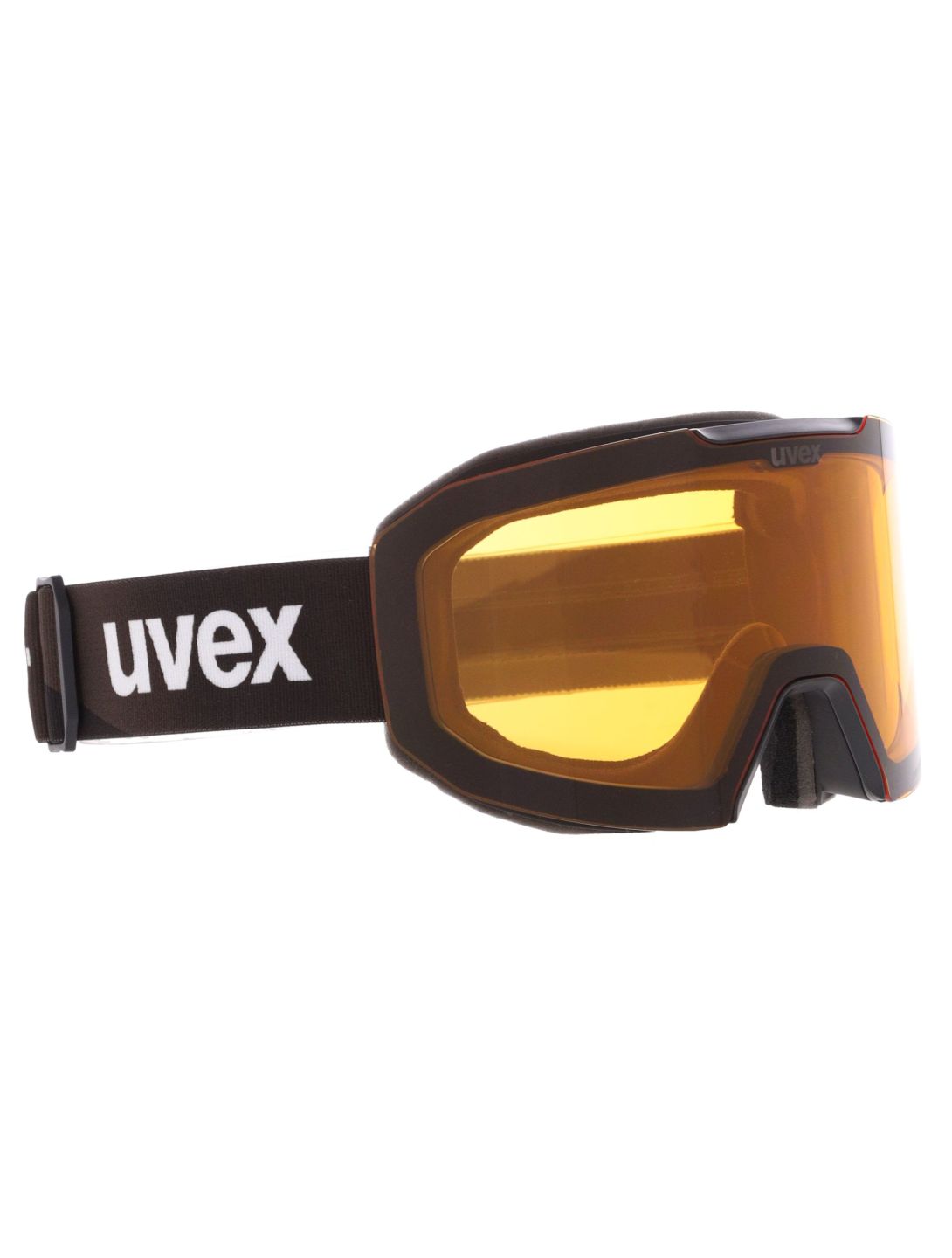 Uvex, Evidnt Attract Cv Dl/fm Skibrille Unisex Black Matt / Mirror Copper braun, schwarz 