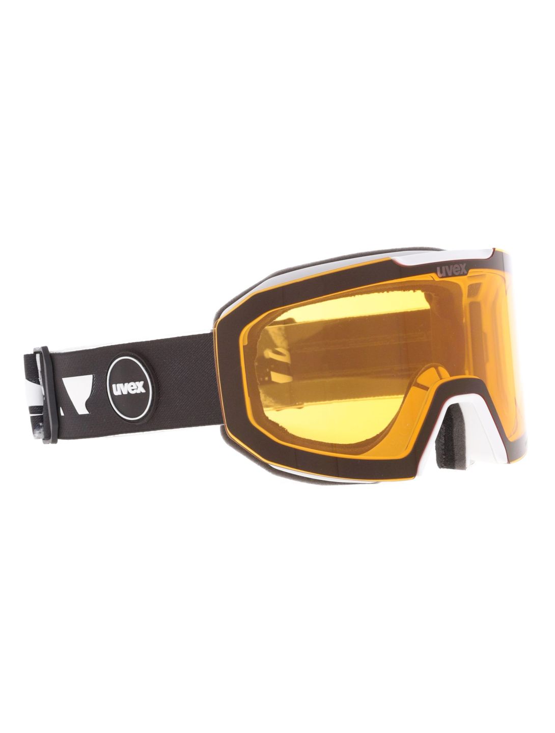 Uvex, Evidnt Attract Cv Dl/fm Skibrille Unisex White / Silver / Yellow gelb, weiß, Zilver 