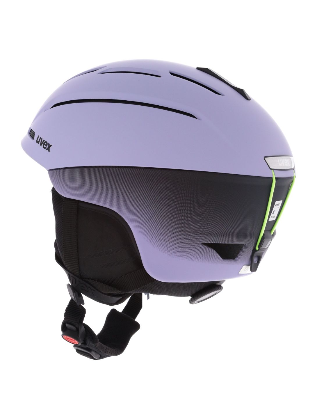 Uvex, Gravitate Skihelm Unisex Cool Lavender / Gradient Black Matt schwarz, violett 