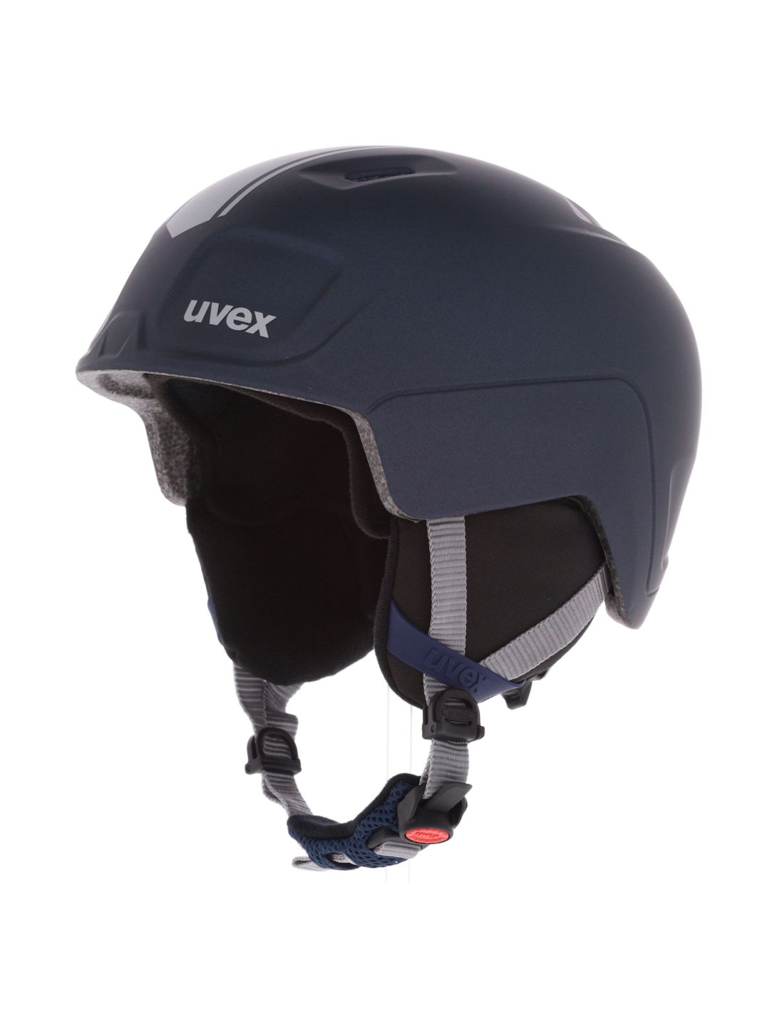 Uvex, Heyya Pro Race Skihelm Unisex Midnight / Silver Matt blau, Zilver 