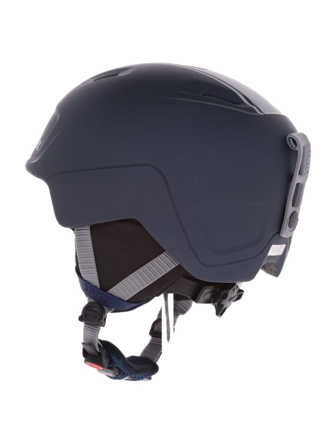 Uvex, Heyya Pro Race Skihelm Unisex Midnight / Silver Matt blau, Zilver 