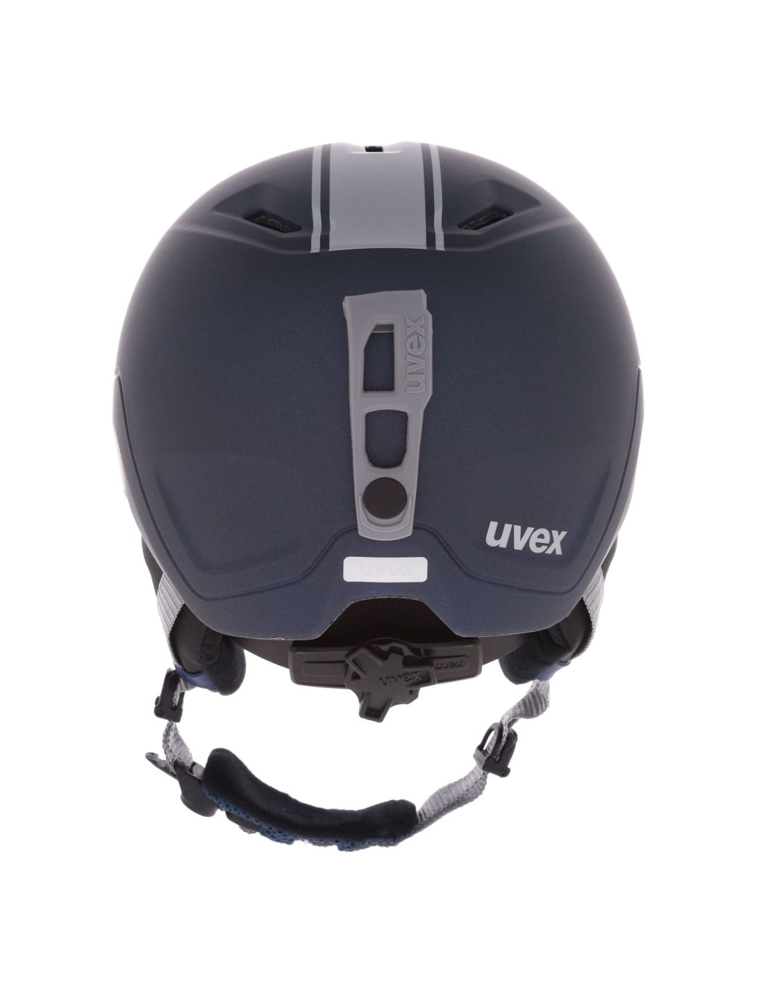 Uvex, Heyya Pro Race Skihelm Unisex Midnight / Silver Matt blau, Zilver 