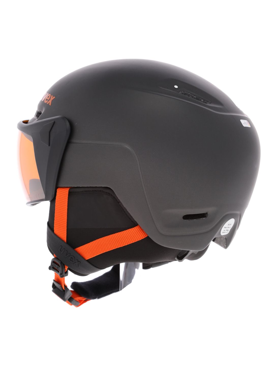 Uvex, Hlmt 700 visor Skihelm mit Visier dark slate grau 